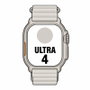 Apple Watch Ultra 4 GPS + Cellular 49mm Titanio Natural y Correa Ocean Gris Translúcido